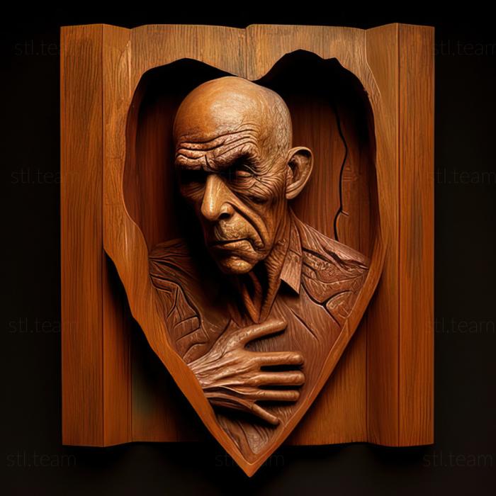 3D model Jim Dine American artist (STL)